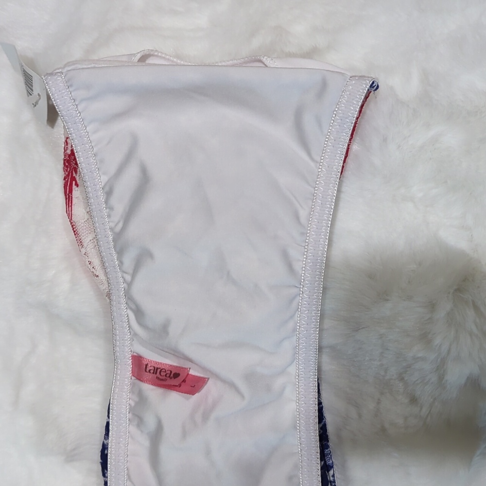 NWT Rue 21 American Flag Lace Bandeau/ Bathing Suit Top - Picture 10 of 16